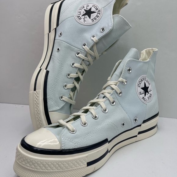 Converse Men’s A03537C CHUCK 70 PLUS HI
AQUA MIST/EGRET/WHITE
High-Top Sneakers - Picture 13 of 16